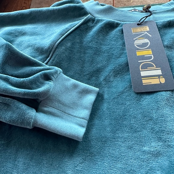 Suzie Kondi Velour Raglan sleeve top XS - Picture 6 of 7